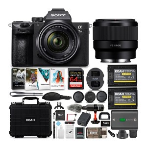 Sony a7 III Full Frame Mirrorless Camera with 28-70mm and FE 50mm f/1.8 Lens Kit - 1 of 3