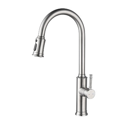 DOMETOUR Kitchen Faucet with Pull Out Spraye