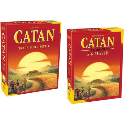 Catan 5-6 Player Extension'Brick' Resource Card x5Extra Game Pieces 