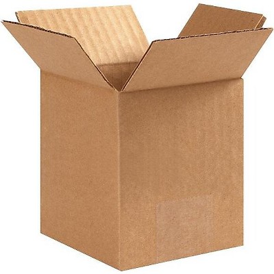 SI PRODUCTS 4 x 4 x 6 Shipping Boxes 32 ECT Brown 40406