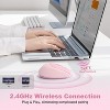 Wireless Gaming Mouse, 2.4GHz Silicone Noiseless Wireless Computer Mouse, Quiet Clicks, 3 Adjustable DPI, Portable Ergonomic Mice for Laptop/PC/Mac - 3 of 4
