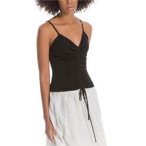 Max Studio London Womens Cinch-Tie Cami Tank Top - 1 of 1