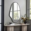 LuxenHome Black Frame Oblong Accent and Vanity Wall Mirror - 2 of 4