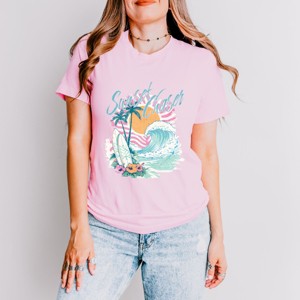 Simply Sage Market Sunset Chaser Waves Short Sleeve Tee - 1 of 4