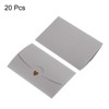 Unique Bargains Blank Paper Mini Vintage DIY Greeting Card Envelopes 20 Pcs - 3 of 4