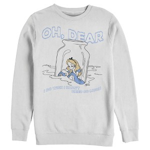 Men's Alice in Wonderland Alice Oh, Dear Cried So Much Sweatshirt - 1 of 4