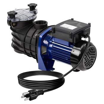 0.75HP In/Above Ground Single Speed Pool Pump, 550W/115V, 2641GPH, High Flow, Powerful Self Primming Swimming Pool Pumps with Filter Basket, Low Noise