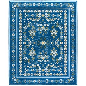 Martha Stewart Floral - MSRW179 - Indoor Power Loomed Machine Washable Skid-Resistant Rugs - 1 of 4