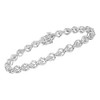 Haus of Brilliance Sterling Silver 1/4 Cttw Diamond Link Bracelet - 3 of 4