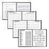 DayMinder Hard-Cover Monthly Planner with Memo Section, Unruled Blocks, 8.5 x 7, Black Cover, 12-Month (Jan to Dec): 2025 - 4 of 4