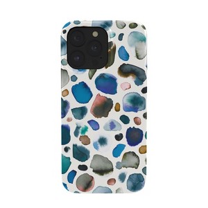 Ninola Design Watercolor Stains Blue GoldSnap iPhone Case - Society6 - 1 of 1