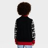 Toddler Boys' The Grinch Santa Hat Christmas Sweater - Black - 3 of 4