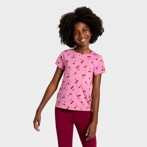 Girls' Short Sleeve Printed T-Shirt - Cat & Jack™ - 1 of 3