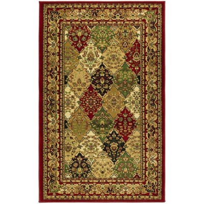 Lyndhurst Lnh221 Power Loomed Area Rug - Multi/red - 4'x6' - Safavieh ...