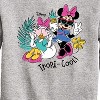 Boys' - Disney - Minnie and Tropicool Design Graphic Long Sleeve Fleece Sweatshirt - 2 of 4