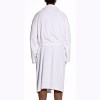 46902-WHT-S #FollowMe Plush Robe / Robes for Men - 2 of 2