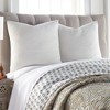 Kassandra Woven Texture Quilted Euro Sham - 2pk - Levtex Home - 2 of 3