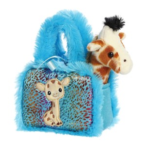 Aurora Small Zoo Collection Fancy Pals Fashionable Stuffed Animal Giraffe 7" - 1 of 4