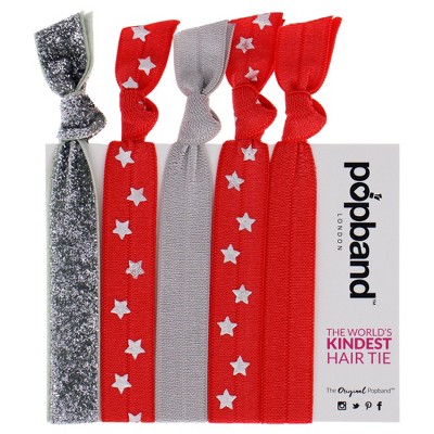 Hair Tie by Popband for Women - 5 Pc Hair Bands