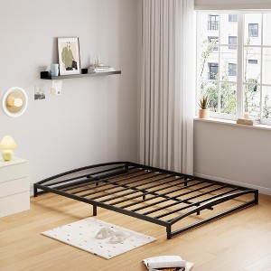 Low Bed Frame Full Size - 6 Inch Heavy Duty Metal Platform, Mattress Foundation, No Box Spring Needed, Noise-Free, Non-Slip, Easy Assembly - 1 of 4