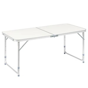Racxily 3FT Durable Plastic Folding Table w/Handles & Lock - Portable Indoor/Outdoor Picnic Dining Table for Camping, Parties - 1 of 4