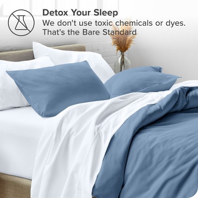 Coronet Blue Hypoallergenic Polyester Standard Pillow Sham Set