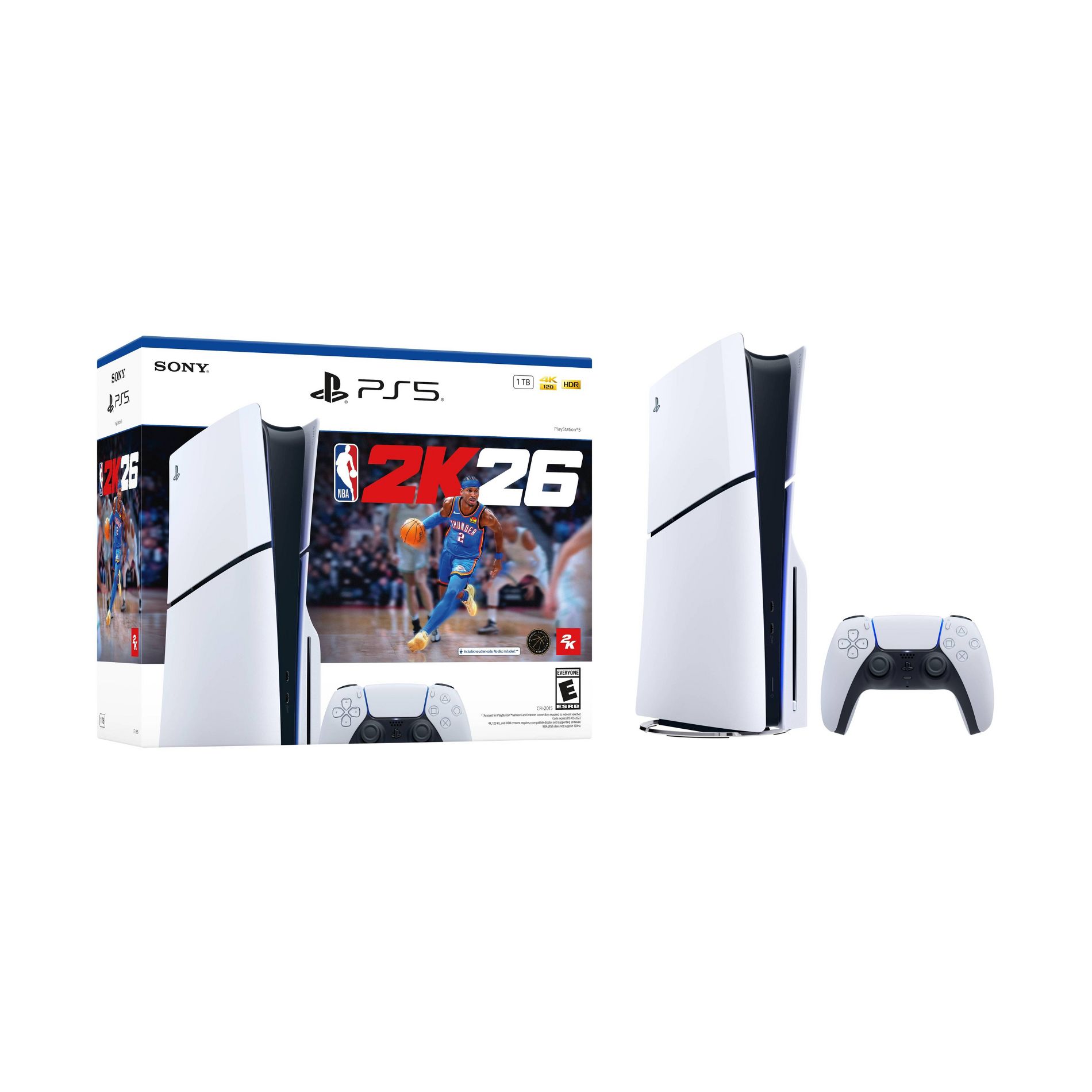 PlayStation 5 NBA 2K26 Disc Bundle Console