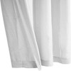 Commonwealth Harmony 71712-109 Solid Color Curtain Panel, 52" Wide by 84" Long, White - 4 of 4