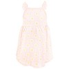 Hudson Baby Infant Girls Cotton Dresses, Lemon Daisy - 4 of 4