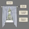 Kate Aurora Farmhouse Plaid Gingham Check Swag Valance Curtain Panel Pair - 3 of 3