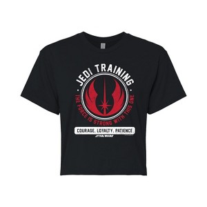 Women's - Star Wars - Jedi Training Cropped Graphic T-Shirt - 1 of 4