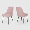Set of 2 Alnoor Modern Dining Chairs - Christopher Knight Home - 2 of 4