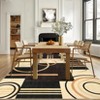 Washable Area Rug Modern Geometric Accent Rug, Non-Slip Contemporary Floor Mat - 4 of 4