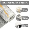 Washable Runner Rug, Non-Slip Modern Kitchen Carpet, Abstract Low Pile Stain Resistant Indoor Rug for Bedroom Hallway Laundry - 3 of 4