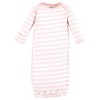 Touched by Nature Baby Girls Organic Cotton Gowns, Popsicle - 4 of 4