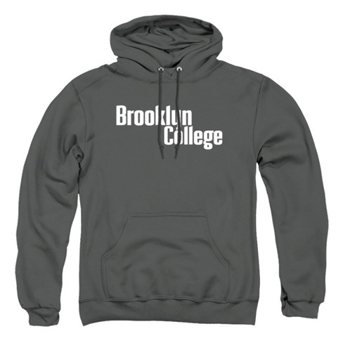 Campus Lab Brooklyn College Official Stacked Unisex Adult Pull over Hoodie black Large Target