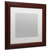 Trademark Fine Art 11"x11" Heavy Duty Wood Frame with White Mat - 2 of 3