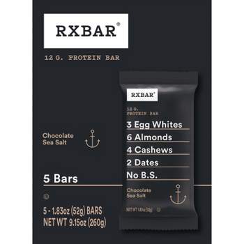 RXBAR Chocolate Sea Salt Protein Bars- 5ct/9.15oz