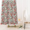 Deny Designs Lathe & Quill Midcentury Ornaments In Red Shower Curtain - 2 of 3