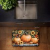 Stupell Industries Autumn Harvest Pumpkins & Flowers Printed Anti-Fatigue Floor Mat, design by Creative Studio - 3 of 4