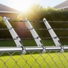 VEVOR Barbed Wire Arm, 10 Packs 14.8 in Fence Post Extender for 1.3" to 1.5" Chain Link Fences, U Bracket Design, Silver - 2 of 4