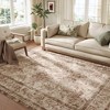 SONGMICS HOME Area Rug, 8x10 ft Living Room Rug, Non-Slip Carpet, Farmhouse Style Rug, Home Decor, Machine Washable, Cappuccino Beige - image 2 of 4