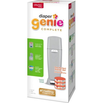 Diaper Genie Complete Pail with 3 Refills