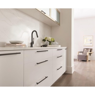 Matte Black 12-Inch Modern Cabinet Bar Pull