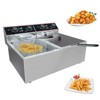 6.3 QT/6L Commercial Deep Fryer, 1500W Countertop Electric Oil Fryer with Basket, Detachable Stainless Steel Deep Fryer with Temperature Control - 2 of 4