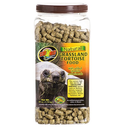 Zoo Med Natural Grassland Tortoise Food - 60 Oz : Target