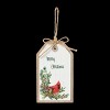 Cardinal Merry Christmas Ornament MDF Wood 3.5 x 6 Inch by Melrose - 3 of 3