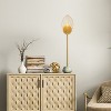 River of Goods 28.75" Theo Leaf Shade Plug-In Wall Sconce : Contemporary Metal Dome Light Fixture, UL Listed - 4 of 4