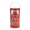 Punched Metal House Lantern (Set of 3) - 3 of 4