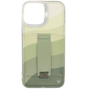 Walli Cases Sea Green Phone Case with Wallet and Finger Strap - 1 of 4
